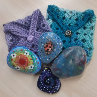 Gehaakt zakje happystones